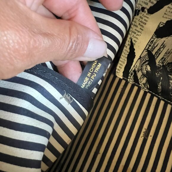 $300 Y2K L.A.M.B BY GWEN STEFANI NEWSPAPER ANIMAL PRINT TOTE LARGE - Picture 14 of 14